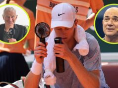 John McEnroe reaguje na brutálne odstránenie Jannika Sinnera zo strany Andreho Agassiho John McEnroe reaguje na brutálne odstránenie Jannika Sinnera zo strany Andreho Agassiho