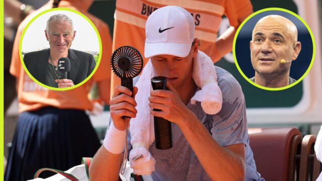 John McEnroe reaguje na brutálne odstránenie Jannika Sinnera zo strany John McEnroe reaguje na brutálne odstránenie Jannika Sinnera zo strany Andreho Agassiho