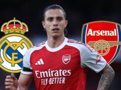 Jose Mourinho a Florentino Perez reagujú po tom, čo sa dozvedeli, že Arsenal chce za Riccarda Calafioriho 80 miliónov eur Jose Mourinho a Florentino Perez reagujú po tom, čo sa dozvedeli, že Arsenal chce za Riccarda Calafioriho 80 miliónov eur
