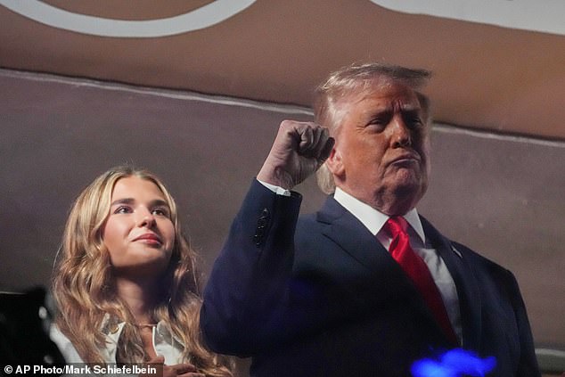 Kaiova premena MAGA: Trumpova vnučka ohromí novým vyzretým vzhľadom, keď Kai Trump hrdo stál po boku svojho starého otca Donalda v Madison Square Garden