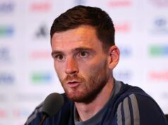 Kapitán Škótska Andy Robertson urobil sľub na majstrovstvách sveta, keďže „ľutuje“ predchádzajúce zlyhania Andy Robertson bude prvým hráčom, ktorý vedie Škótsko na majstrovstvách sveta od roku 1998