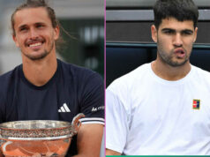 Kedy by mohol Alexander Zverev predbehnúť Carlosa Alcaraza na 2. mieste? Kedy by mohol Alexander Zverev predbehnúť Carlosa Alcaraza na 2. mieste?