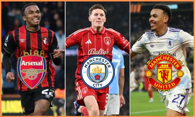 Kroupi Arsenal, Anderson Man City
