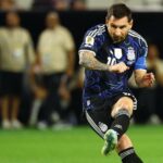 Lionel Messi sa zapísal do histórie majstrovstiev sveta, keď Argentína porazila Jordánsko