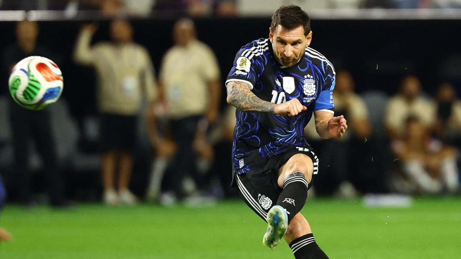 Lionel Messi sa zapísal do histórie majstrovstiev sveta, keď Argentína porazila Jordánsko