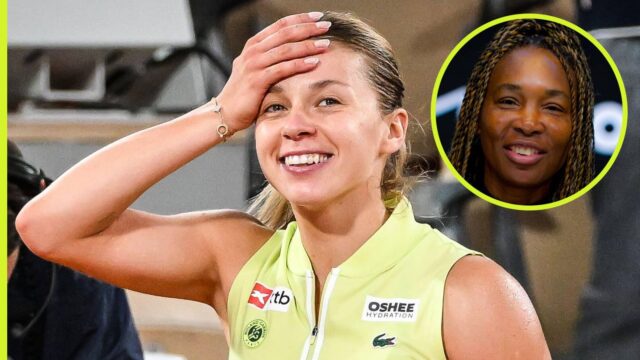 Maja Chwalinska podporila poraziť Mirru Andreevu tenisovou ikonou
