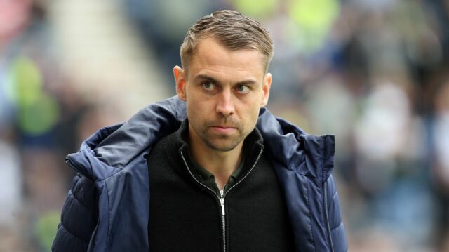PRESTON, ANGLICKO - 2. mája: Manažér Southamptonu Tonda Eckert počas zápasu Sky Bet Championship medzi Preston North End a Southampton na štadióne Deepdale 2. mája 2026 v Prestone v Spojenom kráľovstve. (Foto: Rich Linley – CameraSport cez Getty Images)