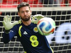 Mohol som zomrieť! Brankár Škótska Craig Gordon odhalil, že operácia, ktorá zachránila jeho sen o majstrovstvách sveta, ho mohla stáť život Craig Gordon začiatkom tohto roka podstúpil riskantnú operáciu zranenia krku