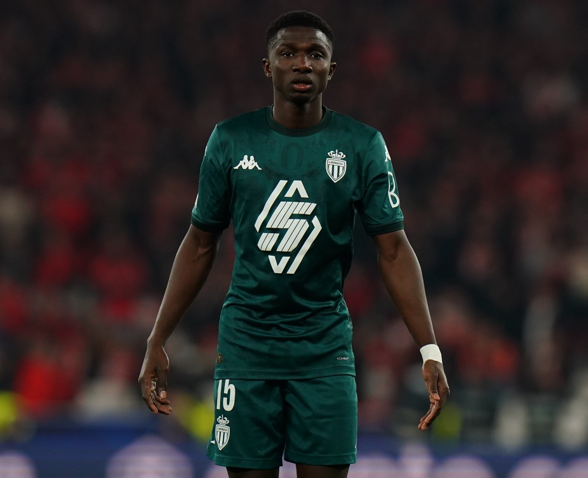 Lamine Camara v akcii za Monako