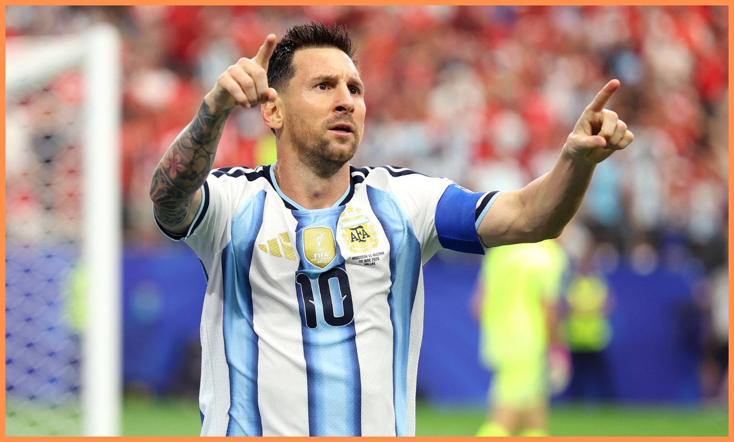 Lionel Messi oslavuje gól Argentíny na MS 2026