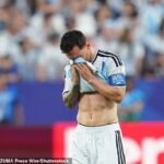 Lionel Messi sa rozplakal po tom, čo strelil prvý zo svojich troch gólov proti Alžírsku