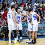 Roger Pogoy a TNT Tropang 5G počas 7. hry finále PBA Commissioner's Cup 2026 proti Barangay Ginebra Gin Kings.