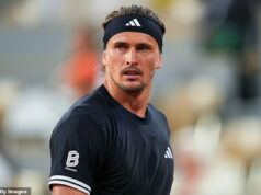 Prečo by favorit French Open bol najnepopulárnejším šampiónom v tenise: Alexander Zverev je prenasledovaný tvrdeniami o „bití manželiek“ kvôli „duseniu a udieraniu“ bývalých – teraz kritici dúfajú, že opäť zlyhá Alexander Zverev je drvivým favoritom na zisk mužského titulu French Open, no prepadol by sa ako jeden z najnepopulárnejších grandslamových šampiónov v histórii.