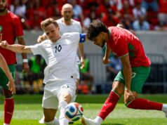 Príprava na majstrovstvá sveta vo futbale: Martin Odegaard skóroval neskoro, keď Nórsko remizovalo 1:1 s Marokom Príprava na majstrovstvá sveta vo futbale: Martin Odegaard skóroval neskoro, keď Nórsko remizovalo 1:1 s Marokom