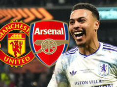 Rogers, cieľ Man Utd, reaguje na záujem Gunners, keď Berta sleduje osem výjazdov Rogers, cieľ Man Utd, reaguje na záujem Gunners, keď Berta sleduje osem výjazdov