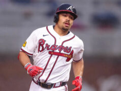 Rozdeľte najväčšie prekvapenia v hlasovaní fanúšikov MLB All-Star 16. júna 2026; Atlanta, Georgia, USA; Chytač Atlanta Braves Drake Baldwin (30) zasiahol v prvej smene v Truist Parku proti San Francisco Giants. Povinný kredit: Brett Davis-Imagn Images