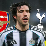 Sandro Tonali: Objavuje sa „preferencia“ hviezdy Newcastlu medzi Arsenalom a Tottenhamom