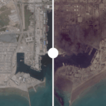 Satelitné snímky ukazujú zničenie americko-izraelskej vojny proti Iránu | Americko-izraelská vojna proti Iran News