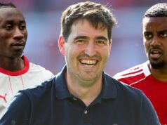 Sen Andoniho Iraolu, ktorý Liverpool začínal ako trio, stratil 164 miliónov libier Andoni Iraola počas zápasu Premier League medzi Nottingham Forest a Bournemouth na City Ground v Nottinghame.