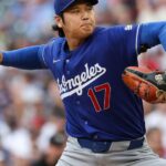 Shohei Ohtani z Dodgers vyhráva duel vs. Joe Ryan z Twins napriek stretnutiu s Daltonom Rushingom