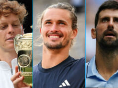 Sinner a Zverev sú na prvom mieste, Djokovič v zozname dole, 6 Američanov a 4 Taliani Sinner a Zverev sú na prvom mieste, Djokovič v zozname dole, 6 Američanov a 4 Taliani