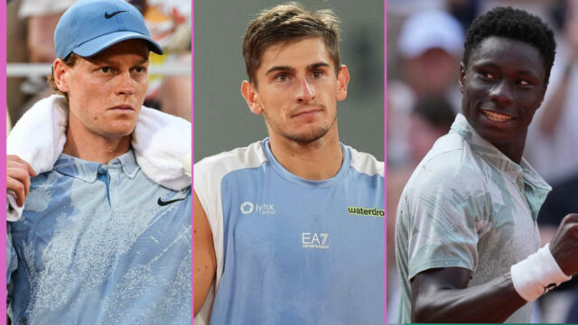 Sinnerova prehra, Zverev získava zisky, Cobolli hore, Kouame +102, Draper -37
