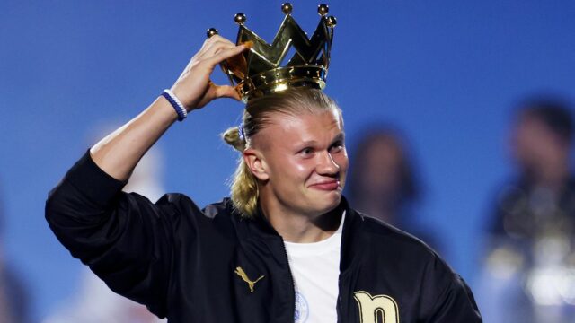 Útočník Manchestru City Erling Haaland bol spájaný s prestupom do Realu Madrid