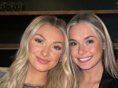 Snúbenica hviezdy NBA prelomila svoje mlčanie po tom, čo jej priateľ, 26, záhadne zomrel na jej luxusnej párty so slobodou v St Barts. Makenzi Kern (vpravo) zomrela na výlete so slobodou so svojou priateľkou Jade Jones (vľavo)