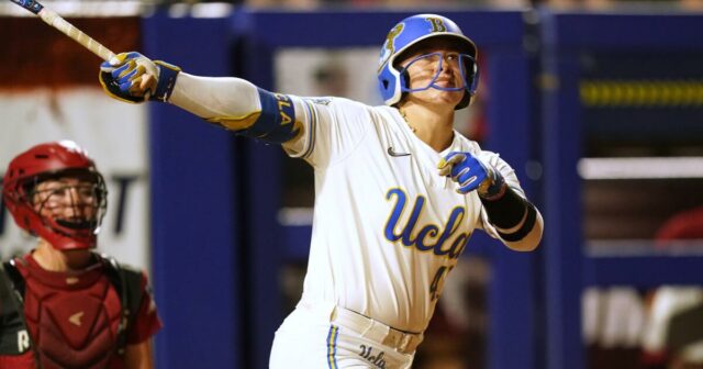Softbal UCLA vylúčený z WCWS Kaitlyn Terry, Texas Tech
