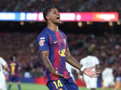 Správy Arsenalu: Osem hráčov ponúknutých na predaj ako Marcus Rashford dostalo zelenú prestupu Anglický útočník Barcelony #14 Marcus Rashford reaguje počas futbalového zápasu španielskej ligy medzi FC Barcelona a Real Madrid CF na štadióne Camp Nou v Barcelone 10. mája 2026
