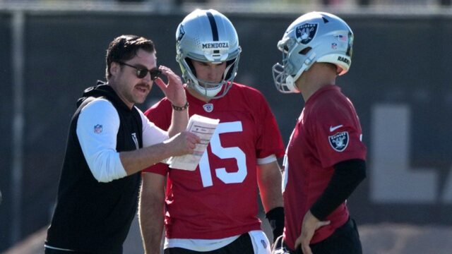 Správy NFL: Výber číslo 1 Raiders Fernando Mendoza odhaľuje rady Správy NFL: Výber číslo 1 Raiders Fernando Mendoza odhaľuje rady QB Toma Bradyho
