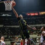 Chris McCullough z TNT Tropang 5G počas 6. zápasu finále PBA Commissioner's Cup proti Barangay Ginebra Gin Kings.