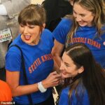 Taylor Swift zamierila v stredu do Madison Square Garden na štvrtý zápas finále NBA