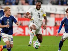 Tím Ghany na Majstrovstvá sveta vo futbale 2026 — Úplný zoznam hráčov; Semenyo, Williams v; Kudus, Salisu von Tím Ghany na Majstrovstvá sveta vo futbale 2026 — Úplný zoznam hráčov; Semenyo, Williams v; Kudus, Salisu von