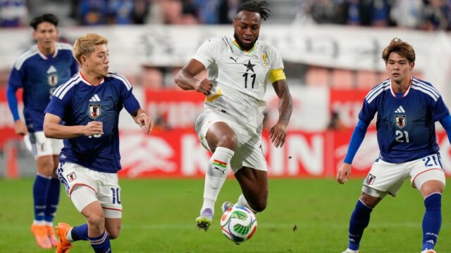 Tím Ghany na Majstrovstvá sveta vo futbale 2026 — Úplný zoznam hráčov; Semenyo, Williams v; Kudus, Salisu von
