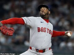 Tímy MLB uviedli do stavu červeného pohotovosti, pretože zápasiaci Boston Red Sox vymení dvojnásobného víťaza Svetovej série Aroldisa Chapmana Očakáva sa, že Boston Red Sox vymení posilu Aroldisa Chapmana pred augustovým termínom
