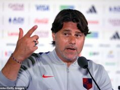 Tréner USA Mauricio Pochettino vyzýva fanúšikov, aby v predvečer otvorenia majstrovstiev sveta vo vášnivom volaní do zbrane obnovili Knicks-mániu po celej Amerike Mauricio Pochettino hovorí pred úvodným zápasom majstrovstiev sveta USA proti Paraguaju