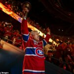 Lemieux niesol pochodeň pred zápasom 3 medzi Canadiens a Hurricanes
