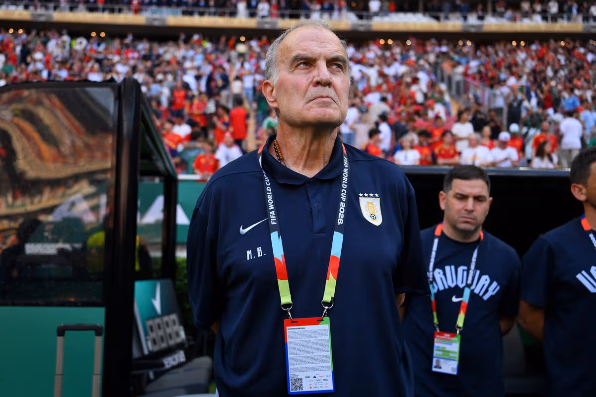 Marcelo Bielsa pred posledným zápasom Uruguaja.