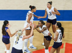VNL 2. týždeň: USA dominujú nad Českom a štvrté víťazstvo v rade Jordan Thompson and Team USA in action vs Czechia Volleyball Nations League (VNL) women’s week 2 at PhilSports Arena in Pasig