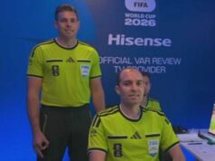 Vyhlásenie FIFA o funkcionárovi majstrovstiev sveta, ktorý je obvinený z gesta „bielej moci“ v televízii Gesto Shauna Evansa