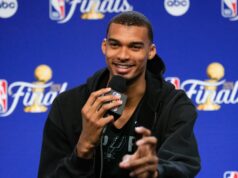 Za stavu 0-2 Wembanyama hovorí, že je ‚stvorený pre‘ tlak Finále NBA Victor Wembanyama Spurs vs Knicks