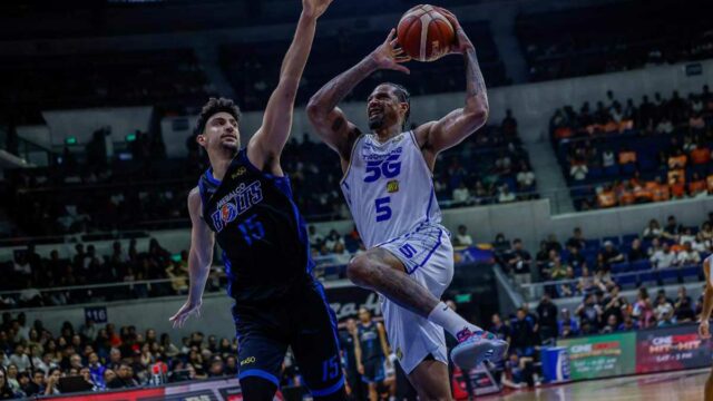 Chris McCullough (vpravo) má šancu vyhrať druhý titul PBA s iným tímom. — OBRÁZKY PBA