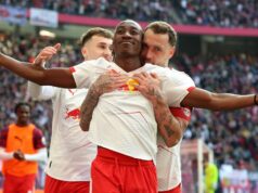 „Liverpoolsky cieľ Yan Diomande nás všetkých vyhodil – netuším, prečo sme ho nepodpísali“ Yan Diomande (RB Leipzig) sleduje počas dňa zápasu 33. 1. Bundesligu, RB Lipsko a St. Pauli, Red Bull Arena, Lipsko, Nemecko 9. mája 2026. (Foto Ulrik Pedersen/NurPhoto cez Getty Images)