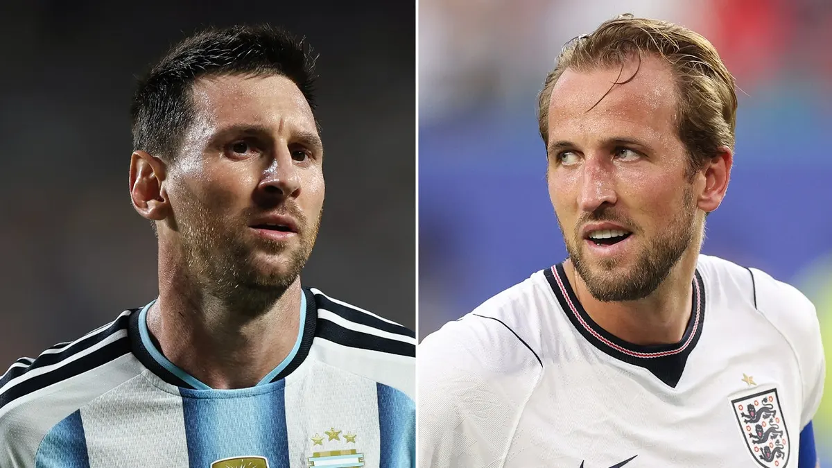 Lionel Messi a Harry Kane