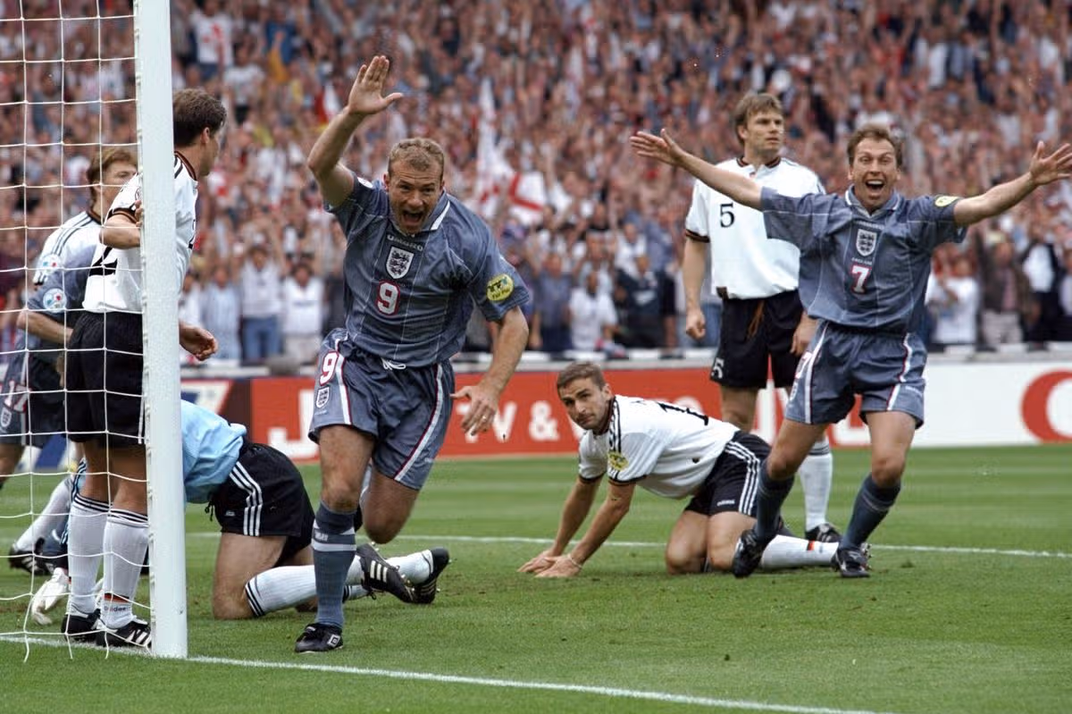 Alan Shearer bol najlepším strelcom na Euro 1996