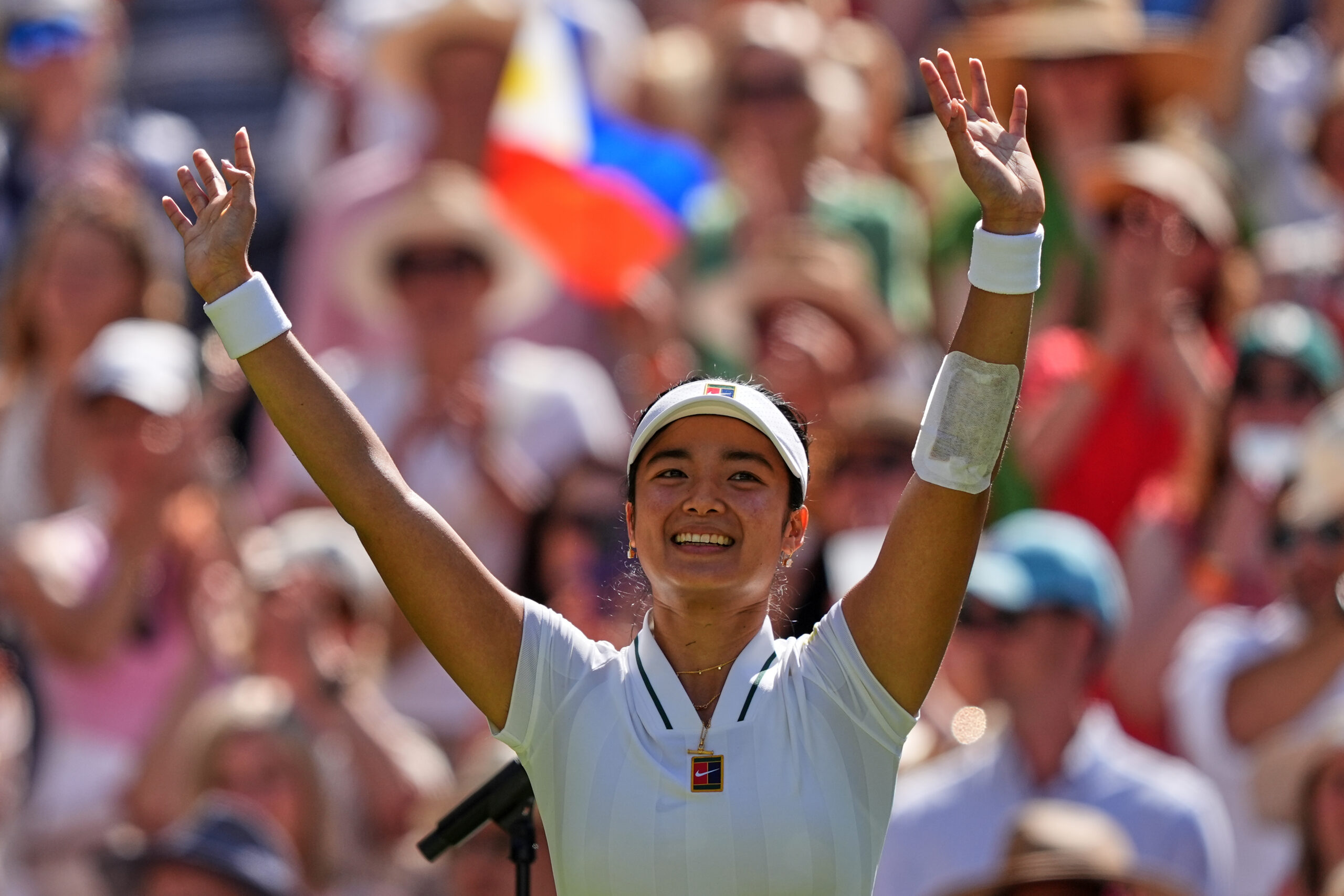 Alex Eala iGa Swiatek alexandra Eala wimbledonský tenisový grandslam