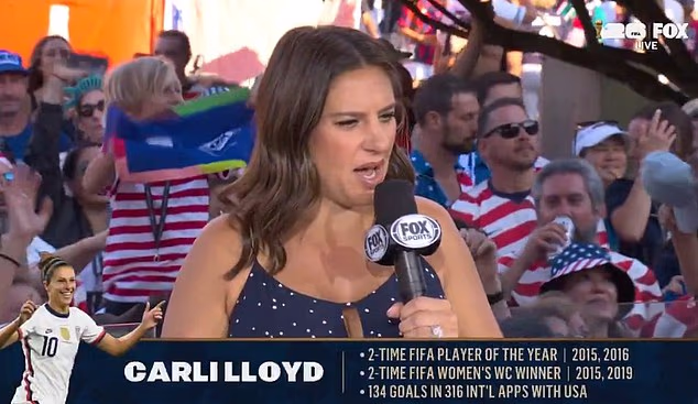 Carli Lloyd sa pustila do Christiana Pulisica po tom, čo USA vypadli z majstrovstiev sveta proti Belgicku