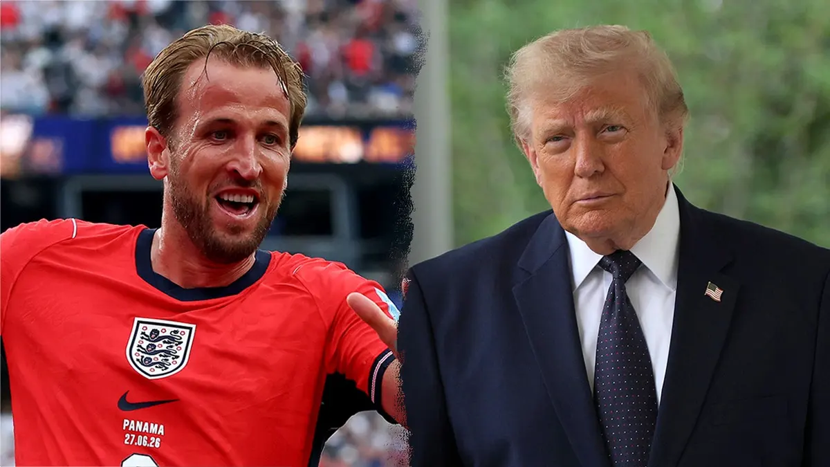 Harry Kane a Donald Trump