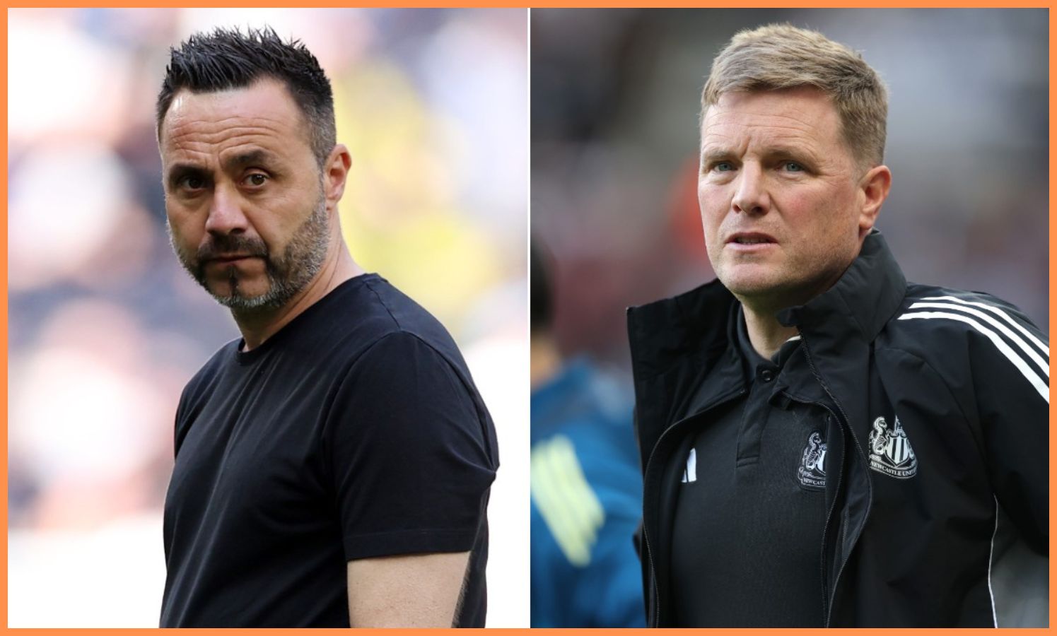 Roberto De Zerbi a Eddie Howe